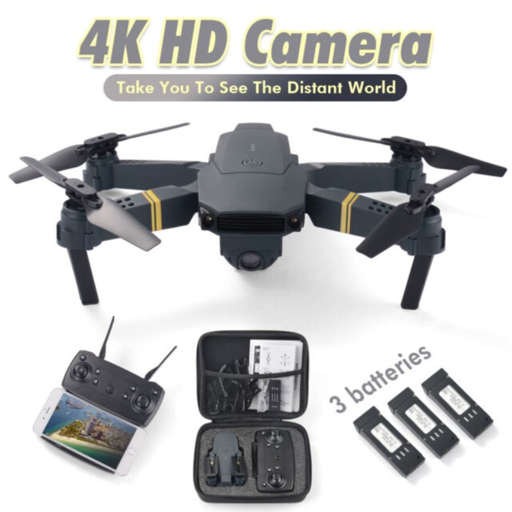 E58 Drone WiFi 4k with 1080P HD Camera RC Quadcopter NWOT